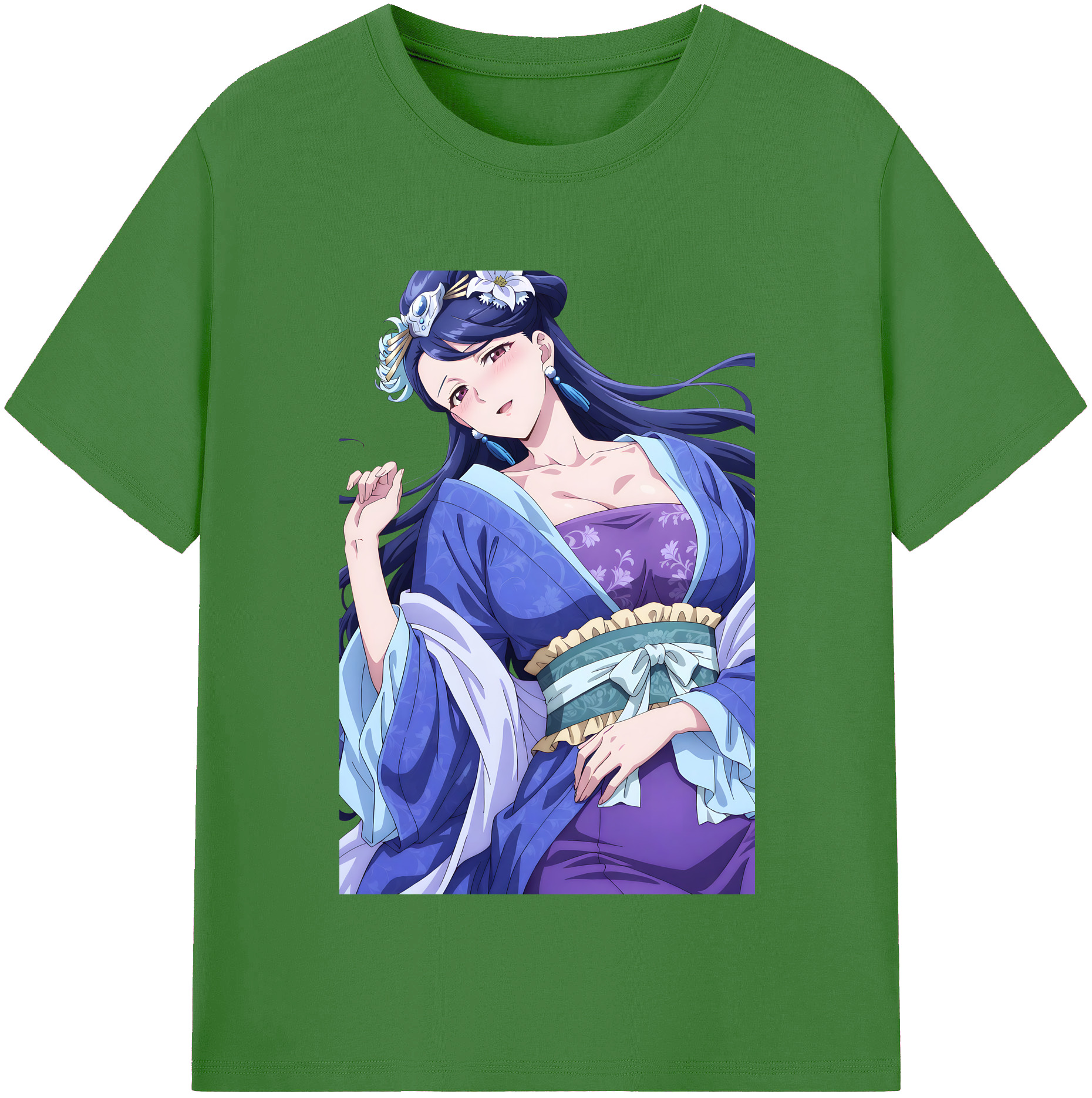 （画像用） 薬屋のひとりごと The Apothecary Diaries レディースカジュアルプリントTシャツ（綿100％）